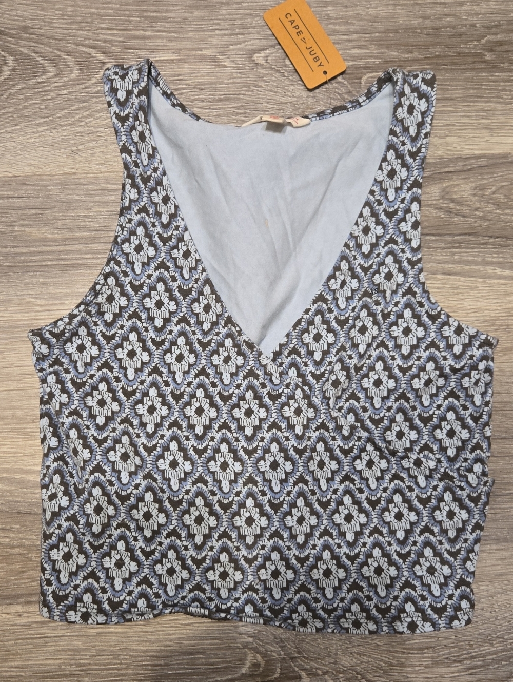 NWT Cape Juby Surplice Cropped Tank Sz XS